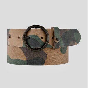 Amsterdam Heritage Camouflage Leather Belt